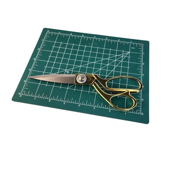Gold Sewing Scissors 8-Inch Tailor Shears Stainless Steel Sharp Blade For Fabric - Picture 5 of 5